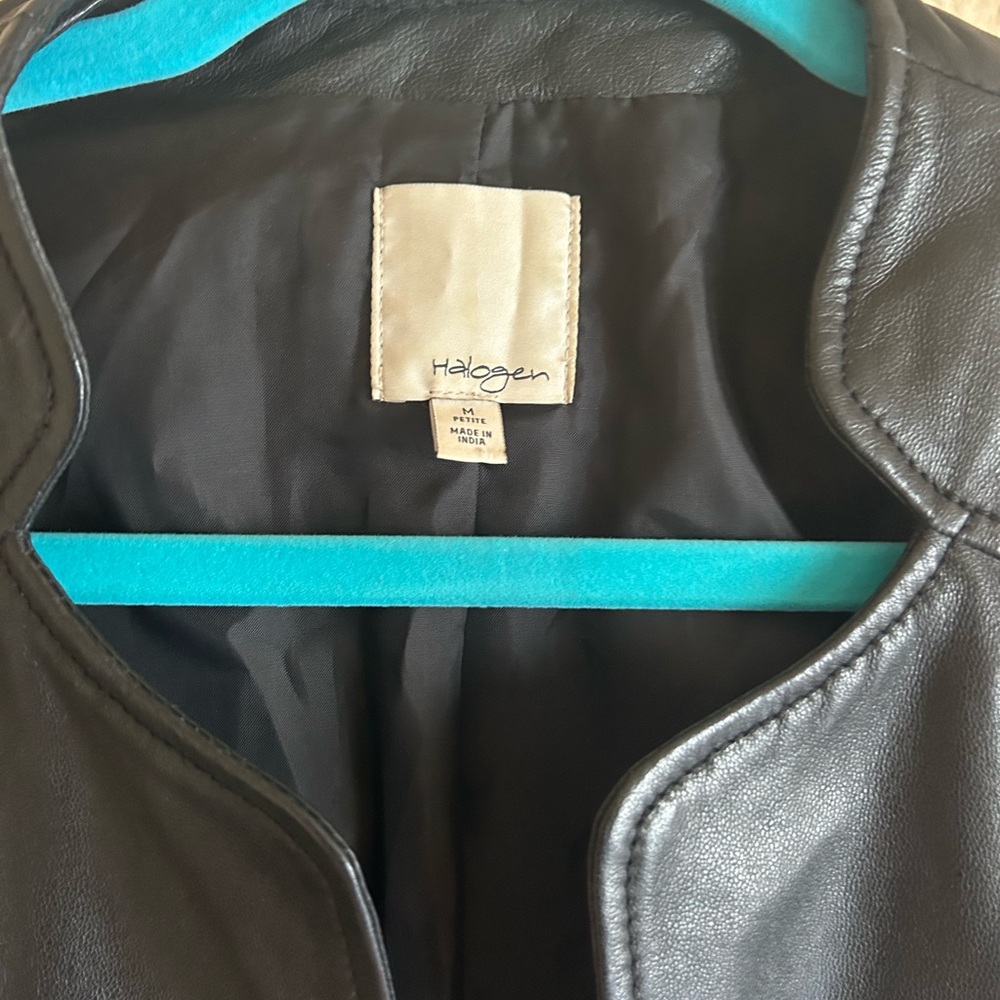 Halogen Leather Jacket - image 7